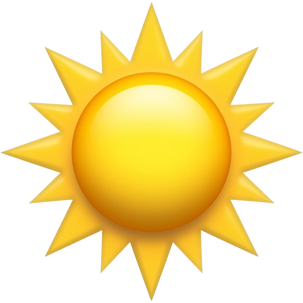 Sun emoji