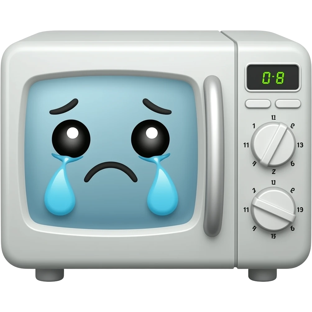 CUTE MICROWAVE CLEAN SAD EVEN CUTER CLEAN CUTER emoji