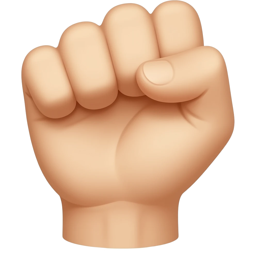 strong hand emoji
