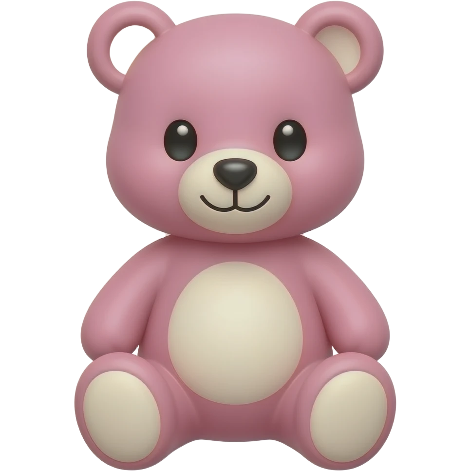 Pink teddy emoji full size emoji