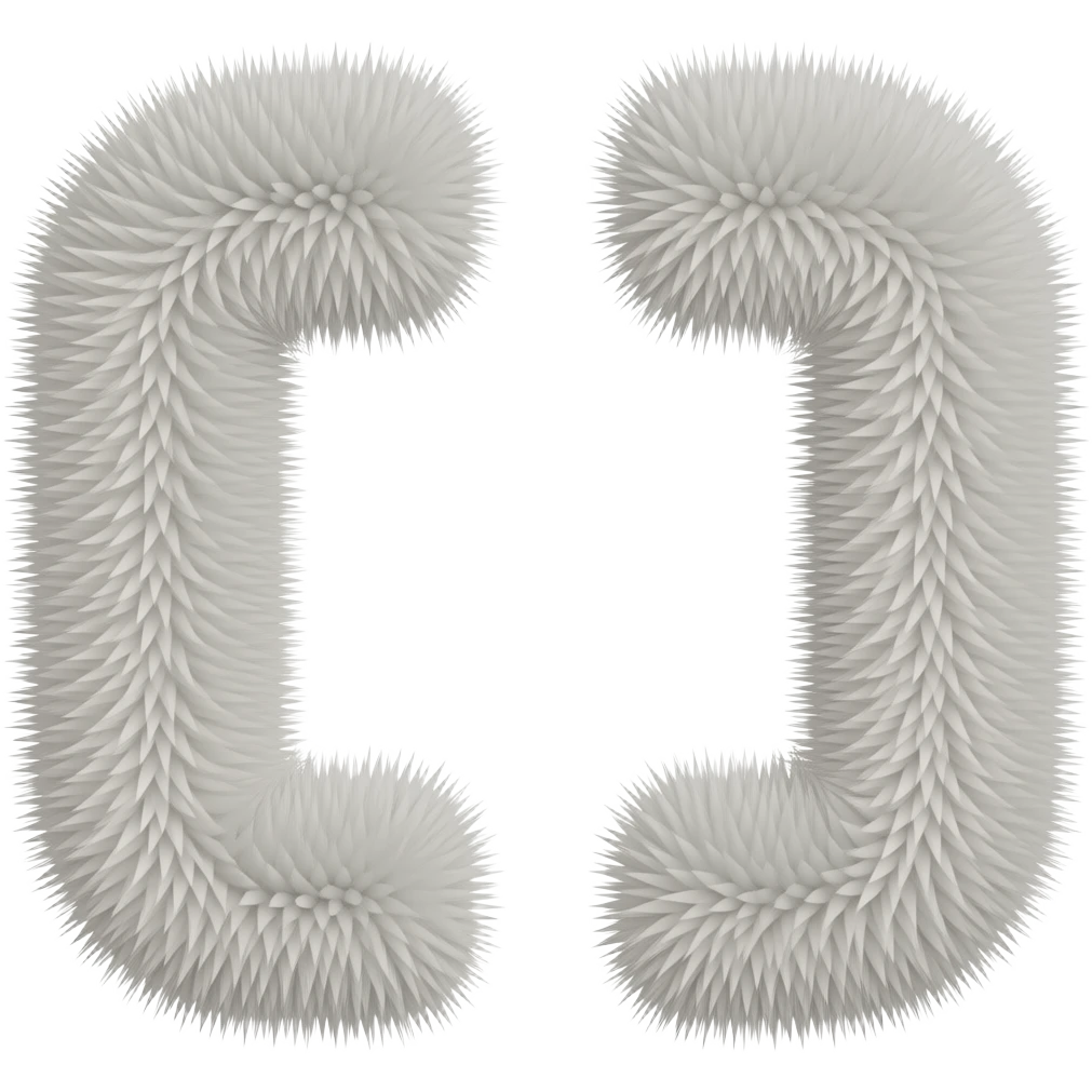 Fluffy bracket symbol emoji