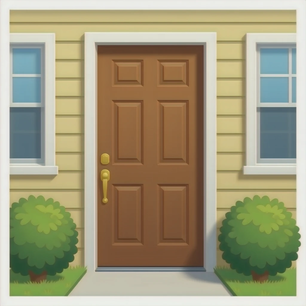 back door of home emoji