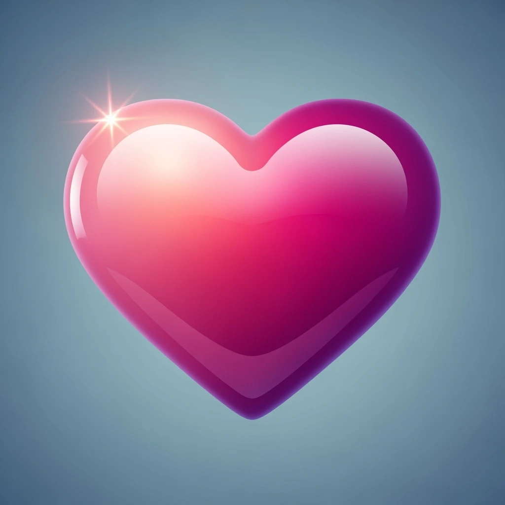 heart emoji, cute and shiny emoji