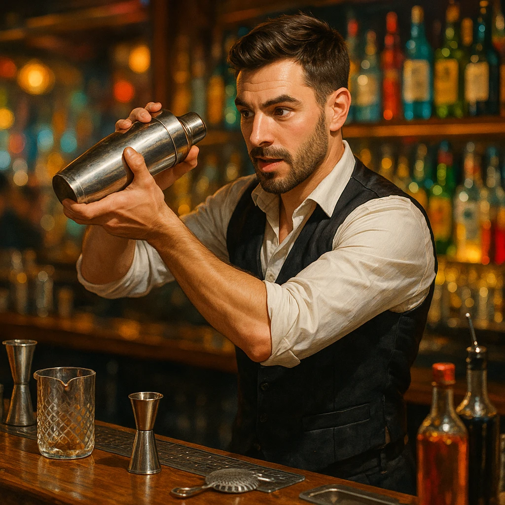 bartender mixing drinks emoji
