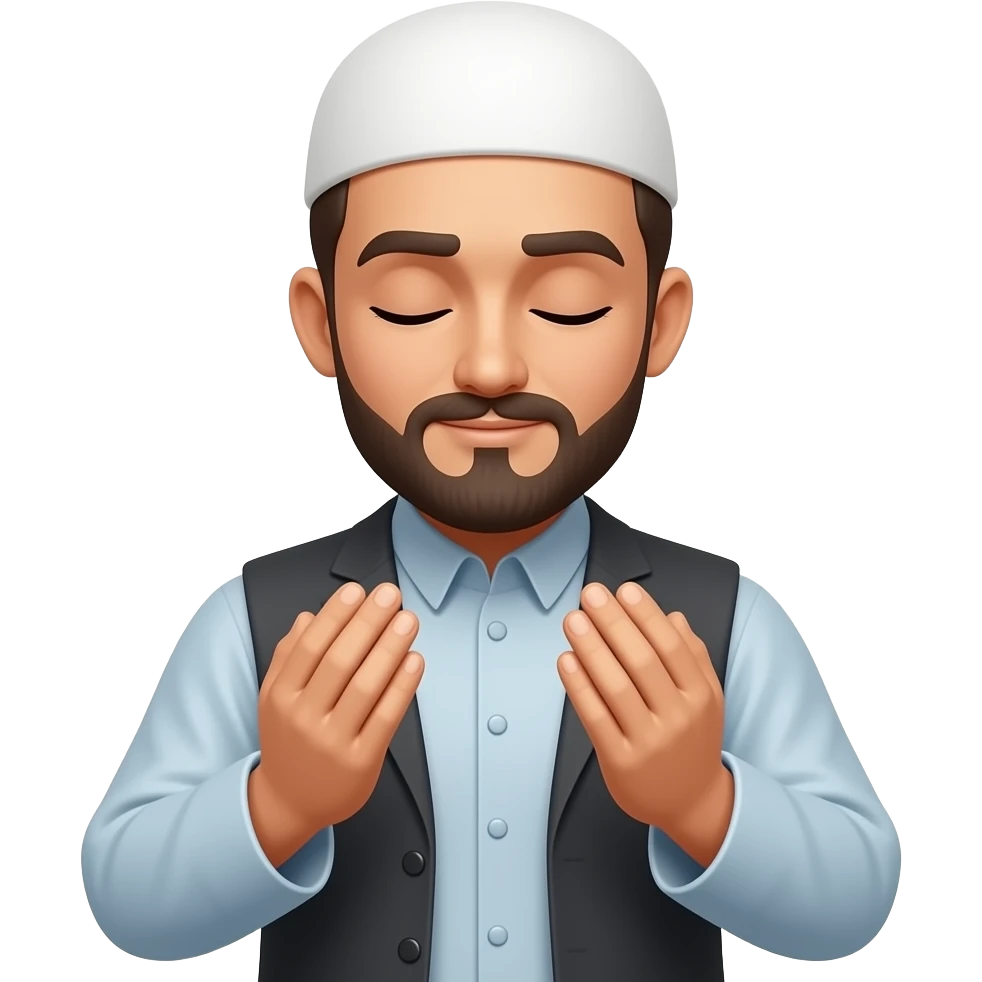 Fais moi des emoji de personnes qui prie qui fais zikr emoji