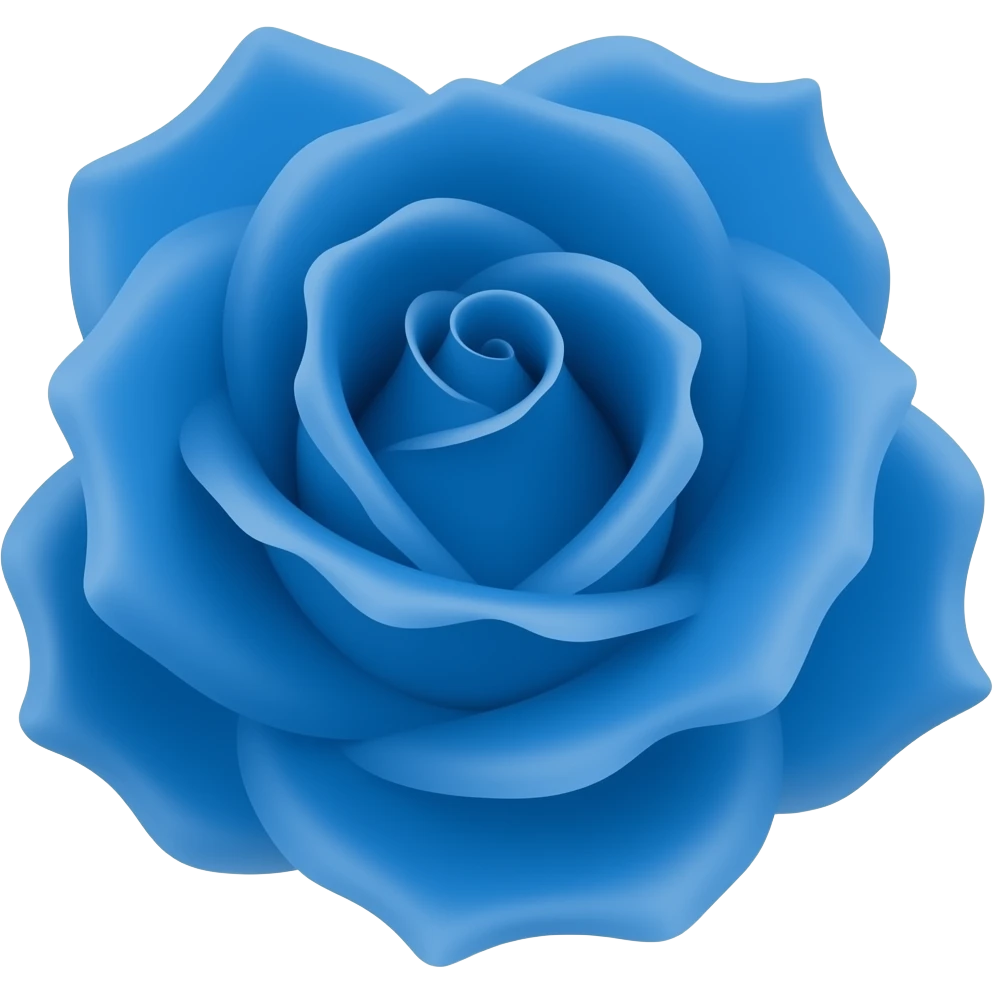 Rosa azul de Ado emoji