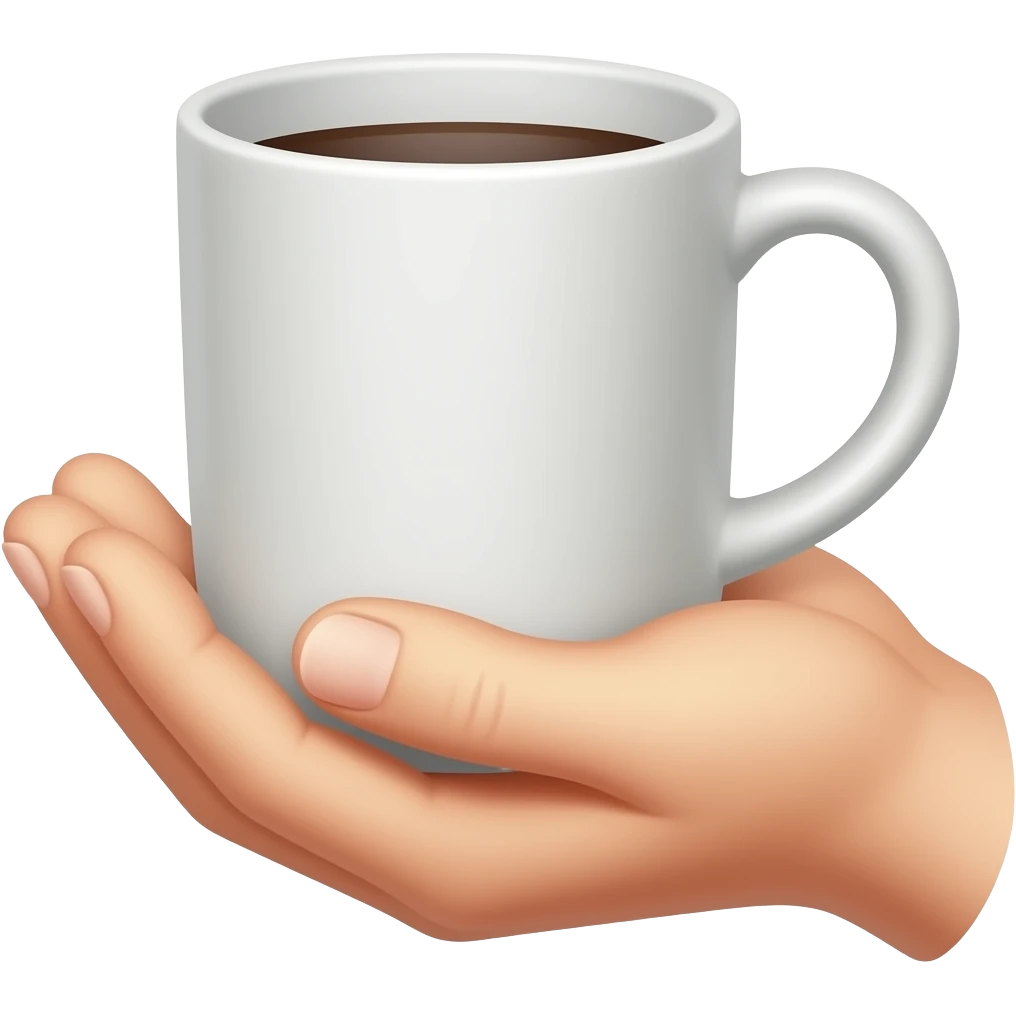 cupping cup emoji