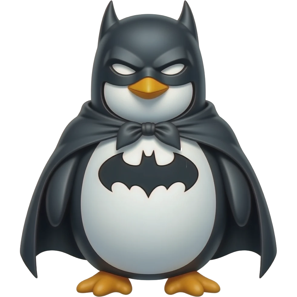 Pinguim do batman emoji
