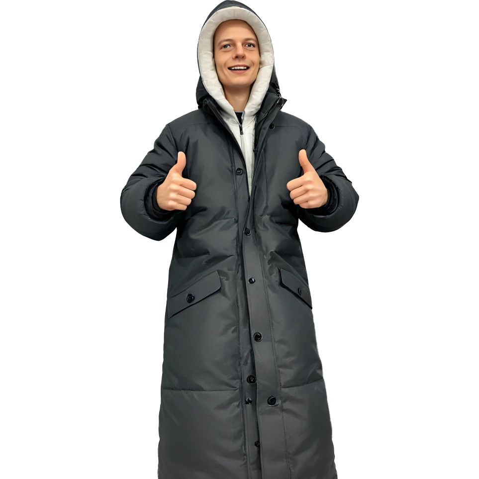 boy in winter coat thumbs up emoji