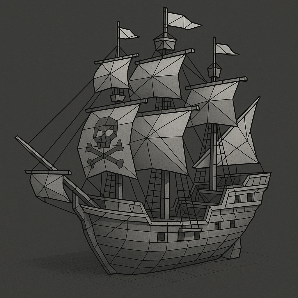 pirate ship emoji