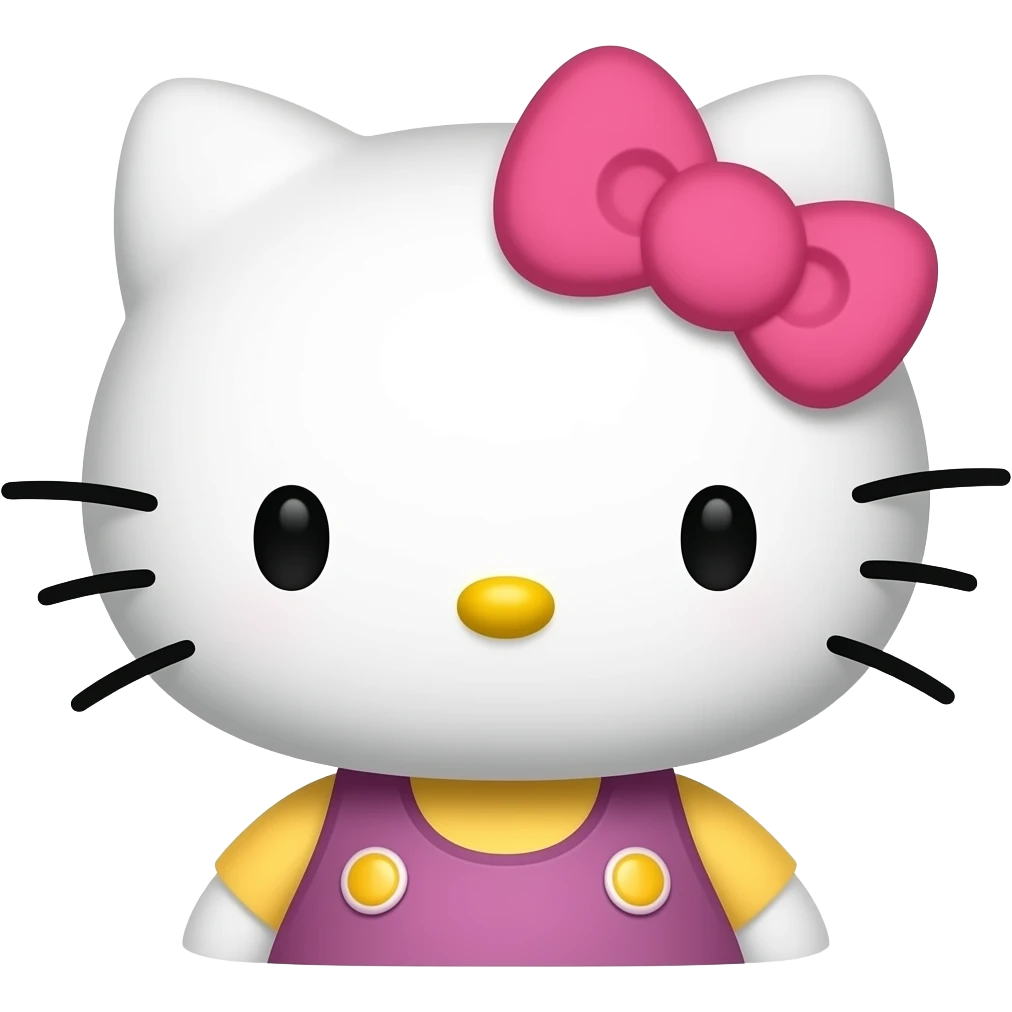 hello Kitty As Freeland with a smile emoji