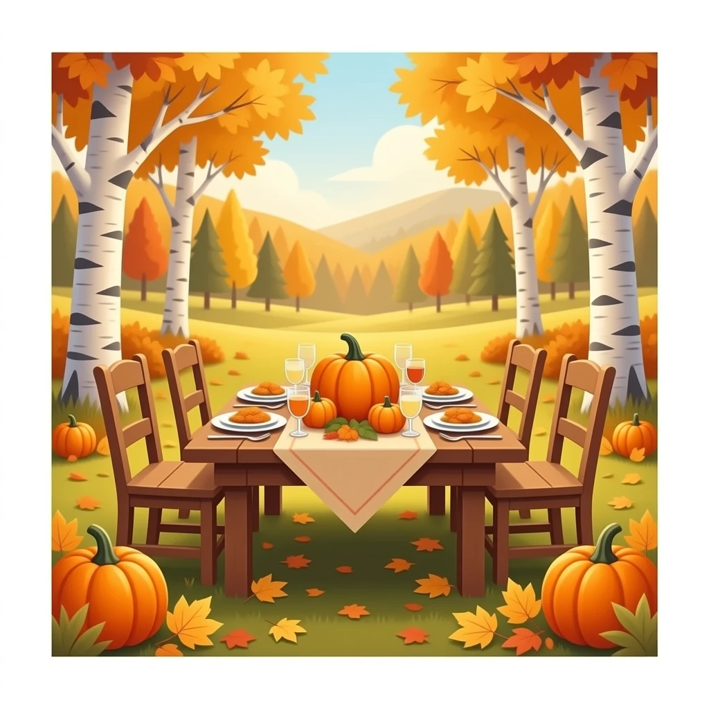 Thanksgiving and autumn vibes emoji