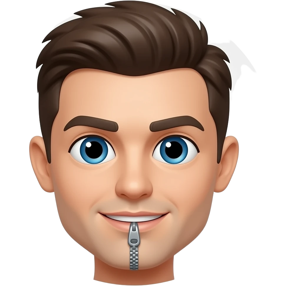 zipper-mouth face emoji