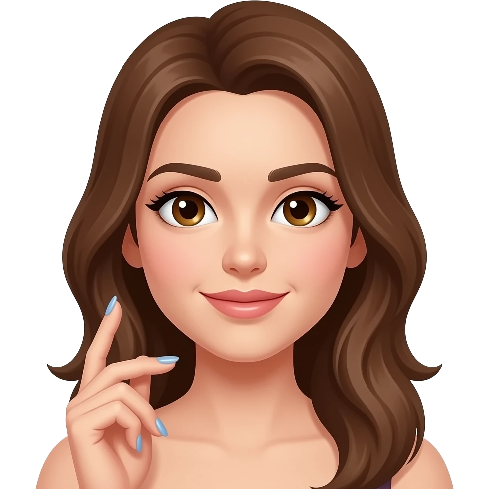 Ojeli tırnaklar emoji emoji