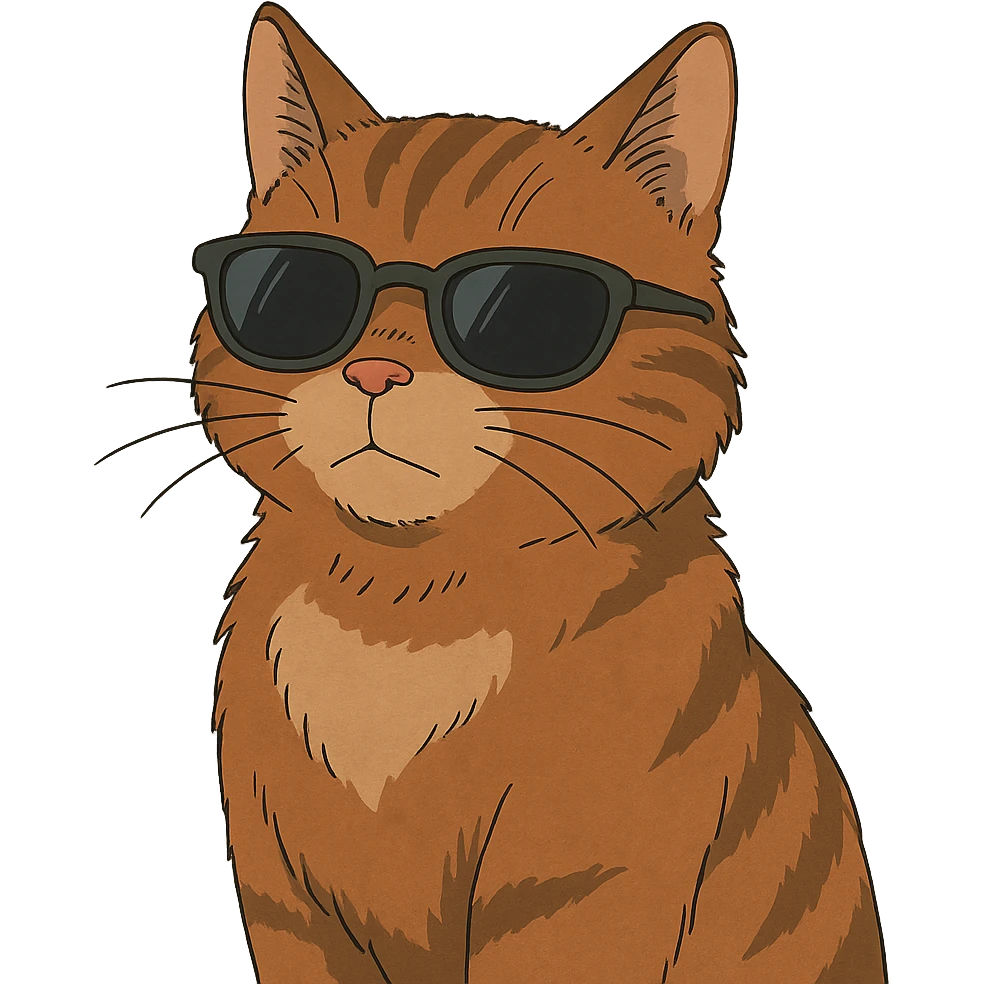 cat wearing sunglasses emoji