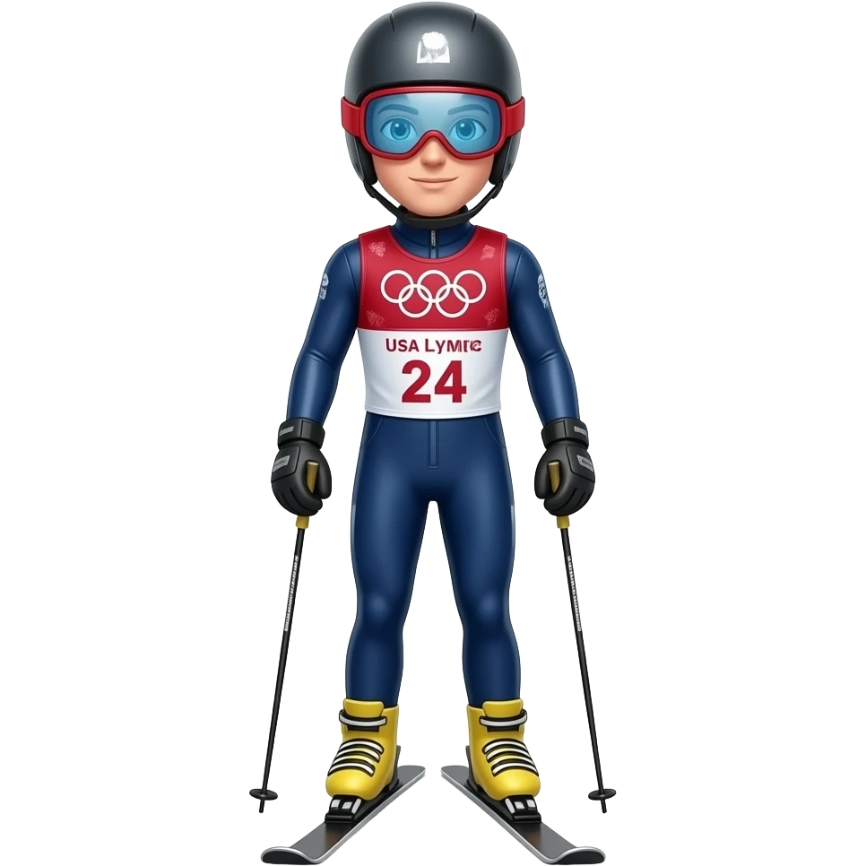 USA Olympic Skier emoji