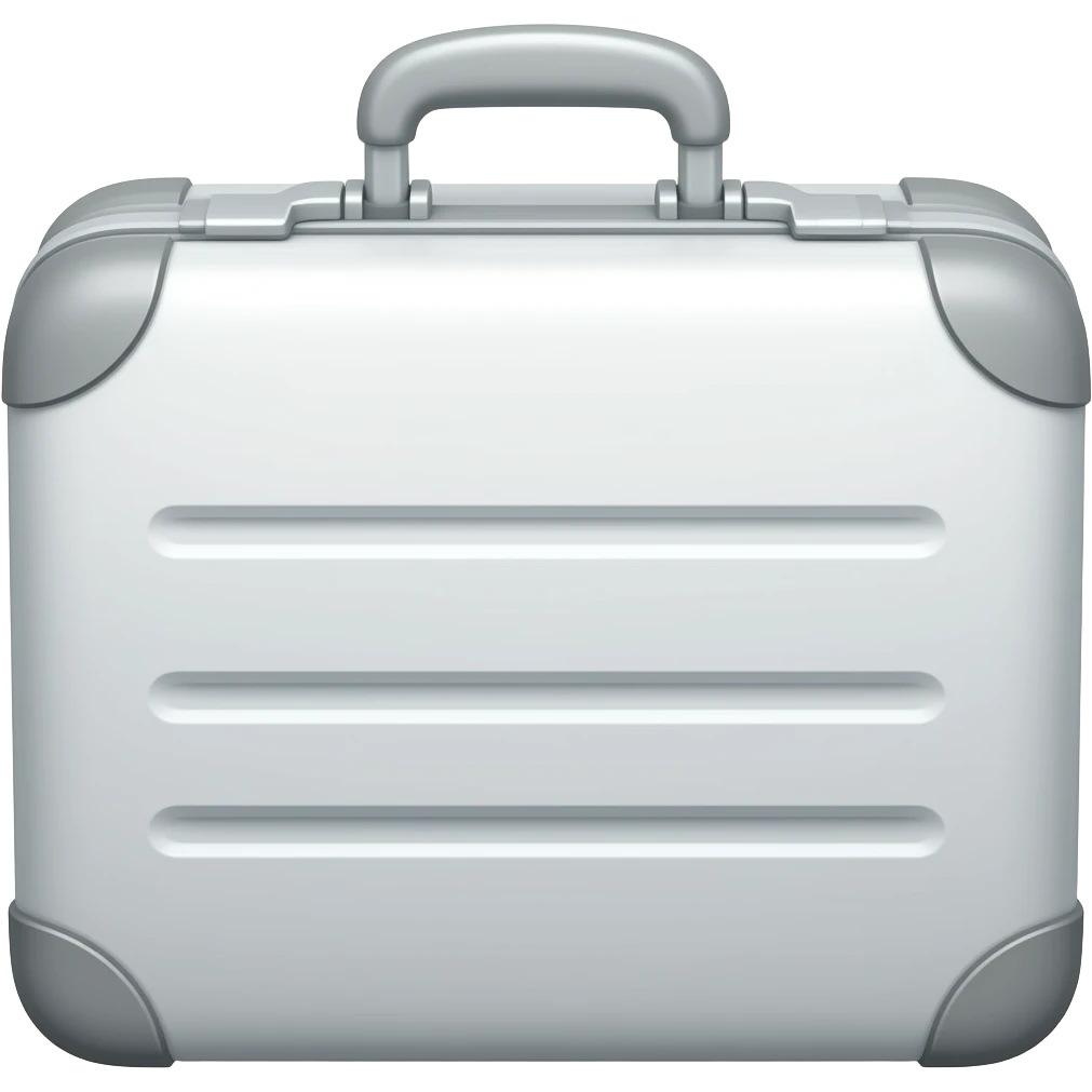 maleta de trabajo   blanca emoji