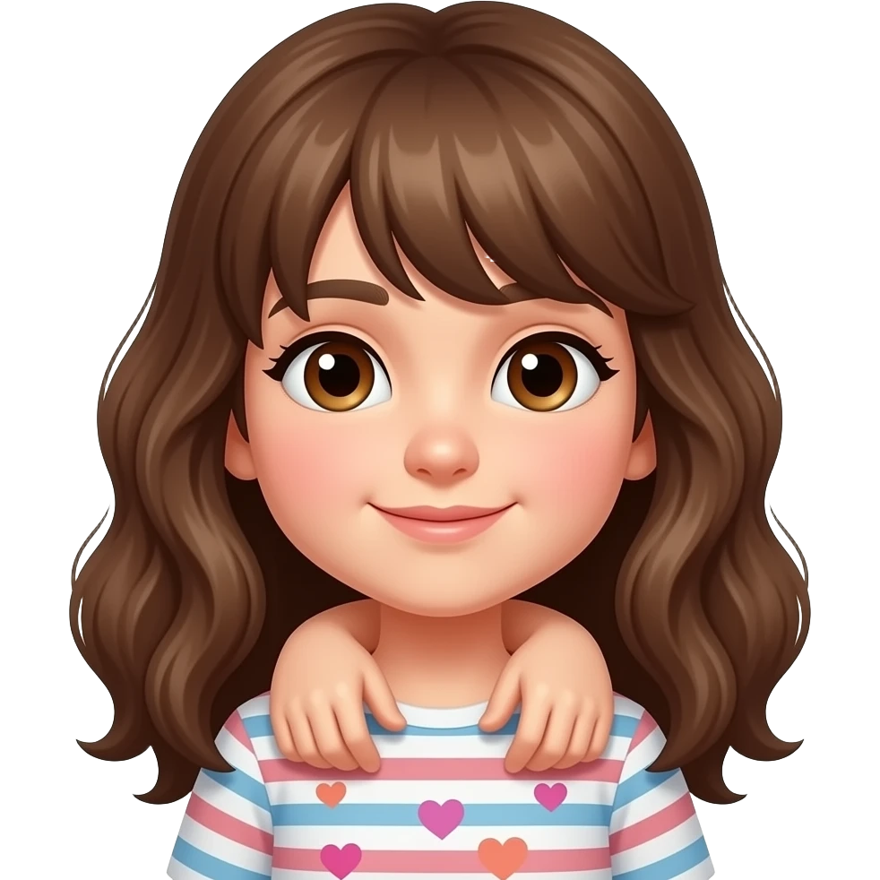 Hands wrapped around a girls neck emoji