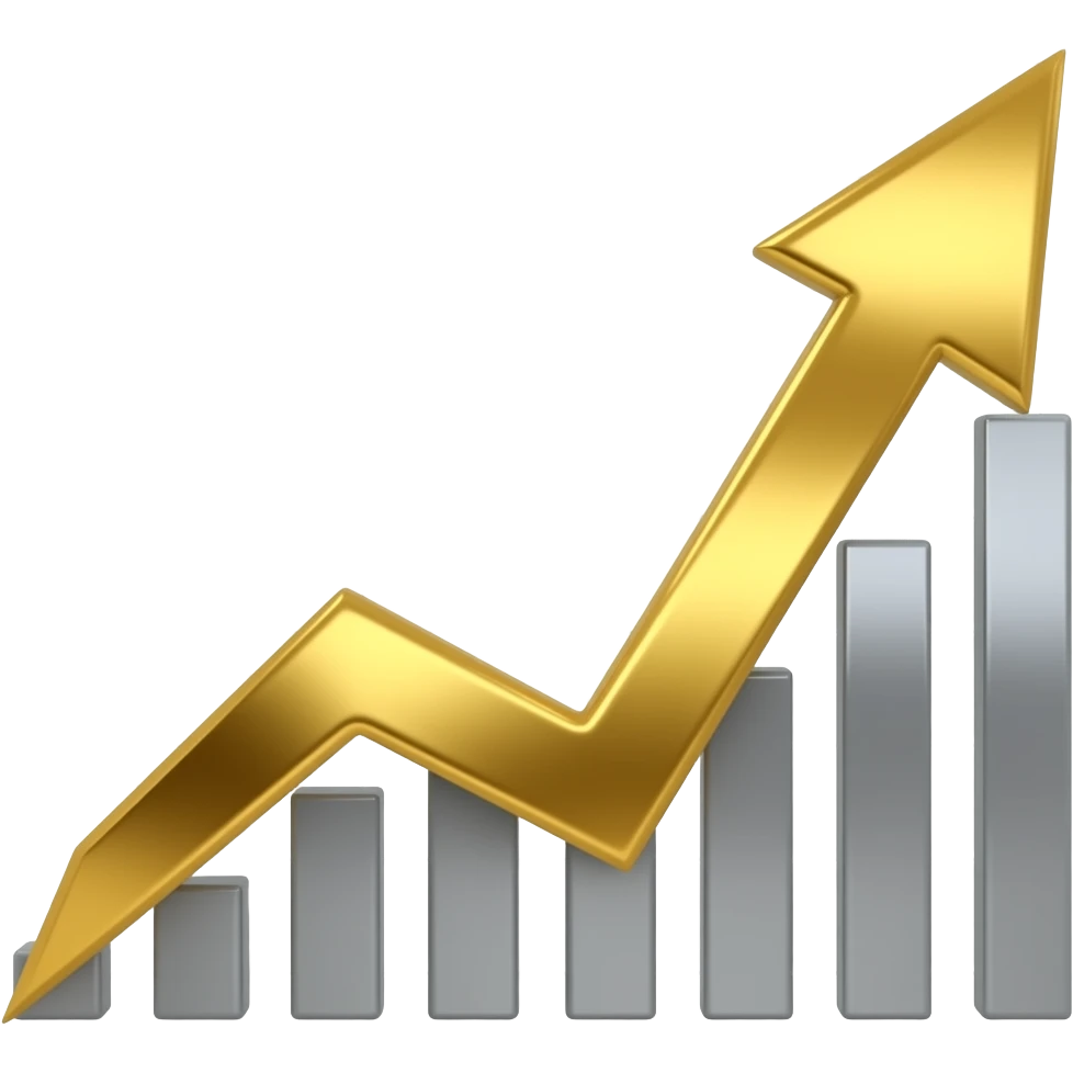 gold ribbon investment curve emoji