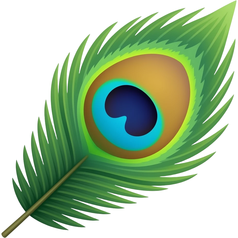 I want emoji of peacock feather emoji