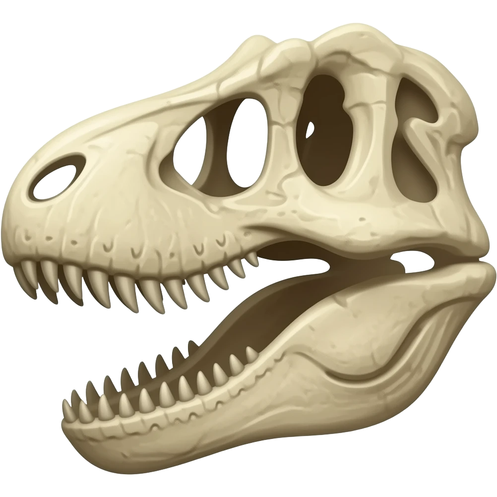 Dinosaur bones emoji