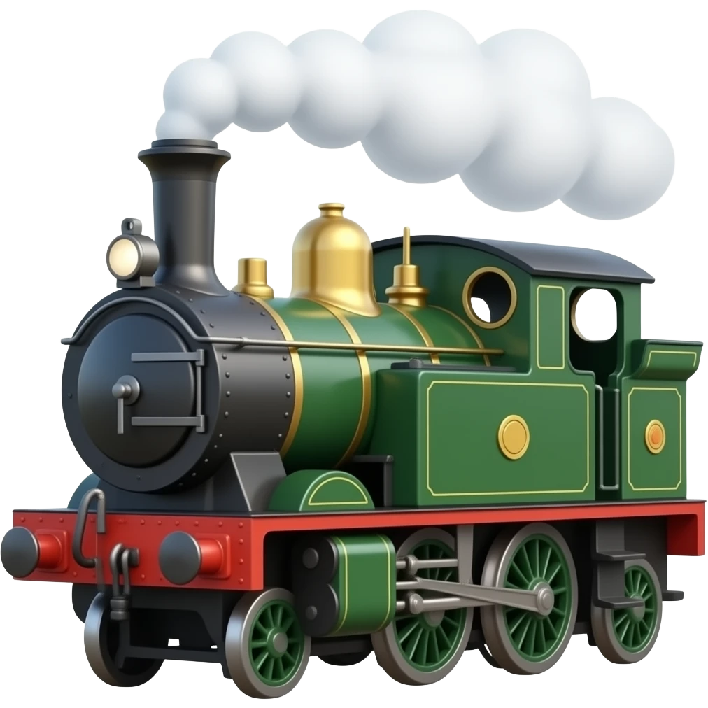 Miniature train emoji