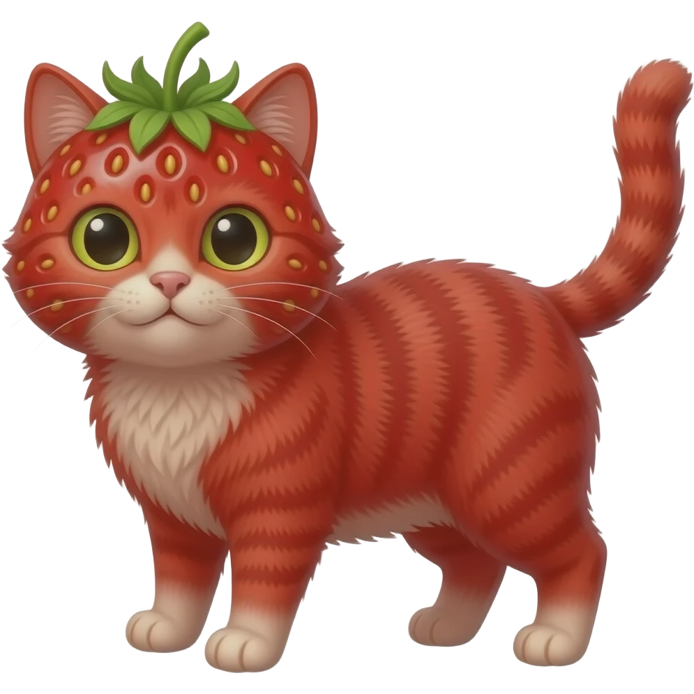 strawberry cat emoji