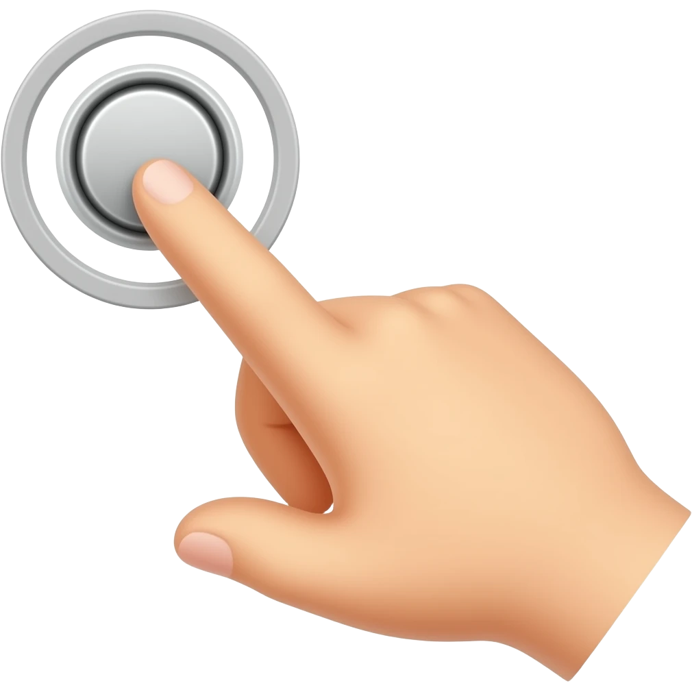 finger presses emoji