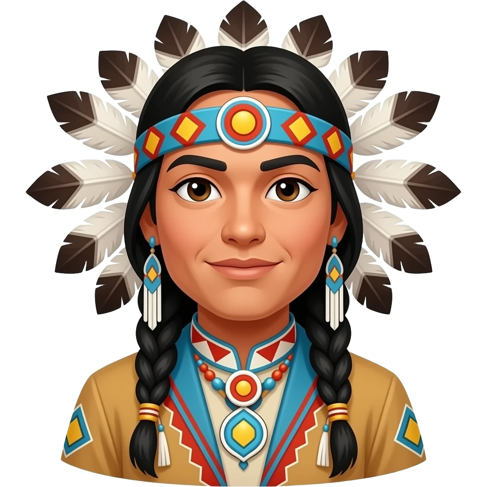 native american pow wow emoji