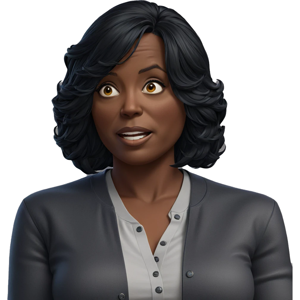 dark-skinned girl in casual wear emoji