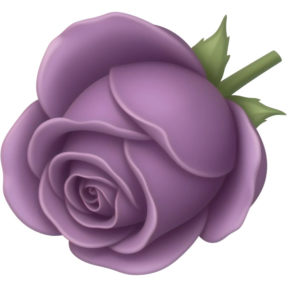 small wilting purple rose emoji emoji