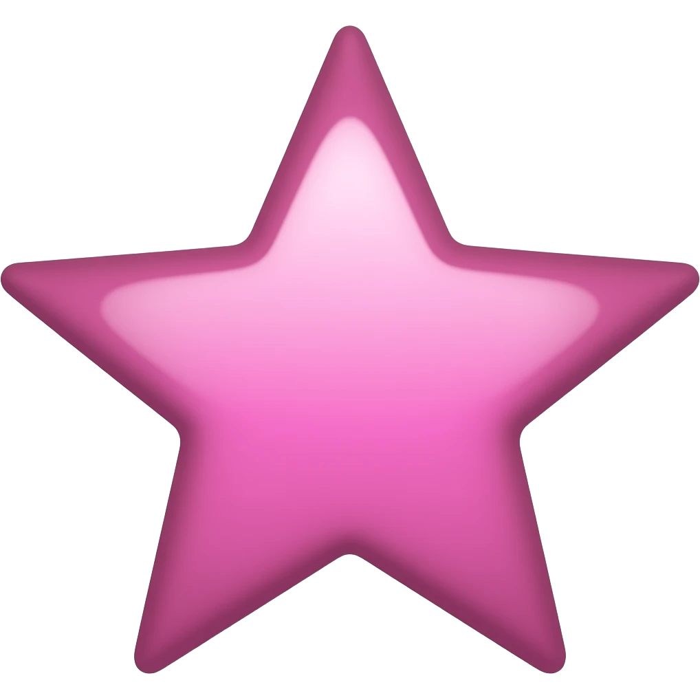 pink star emoji