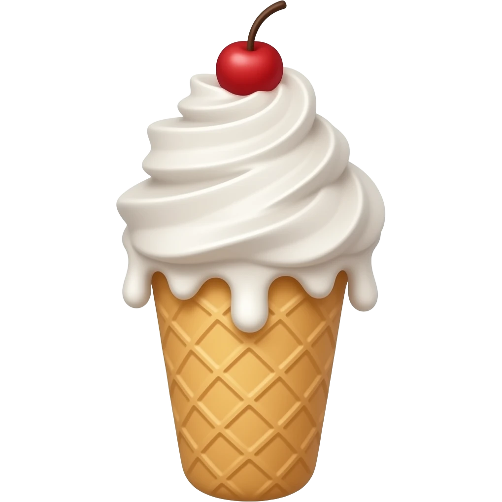 Ice cream emoji