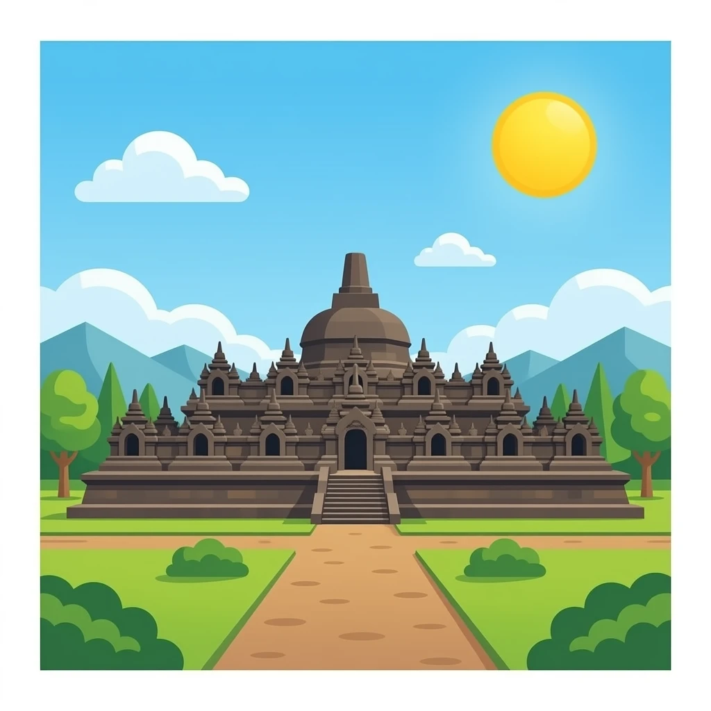 Candi Borobudur emoji
