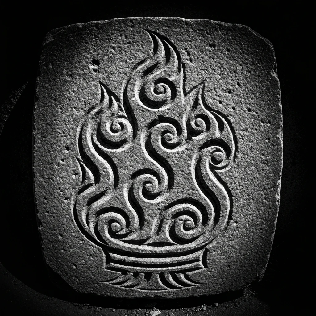 ancient symbol of fire  emoji