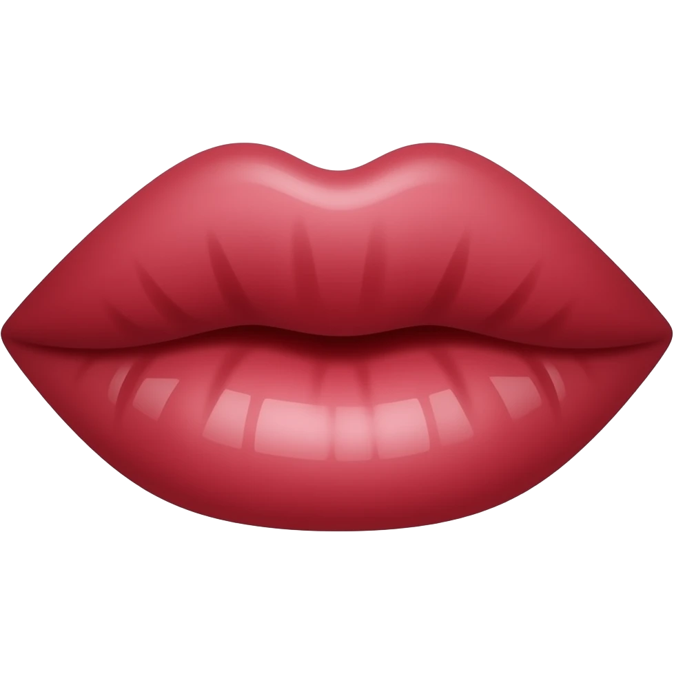 kiss lips emoji