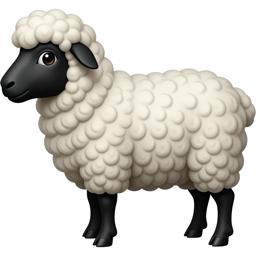 Black sheep emoji