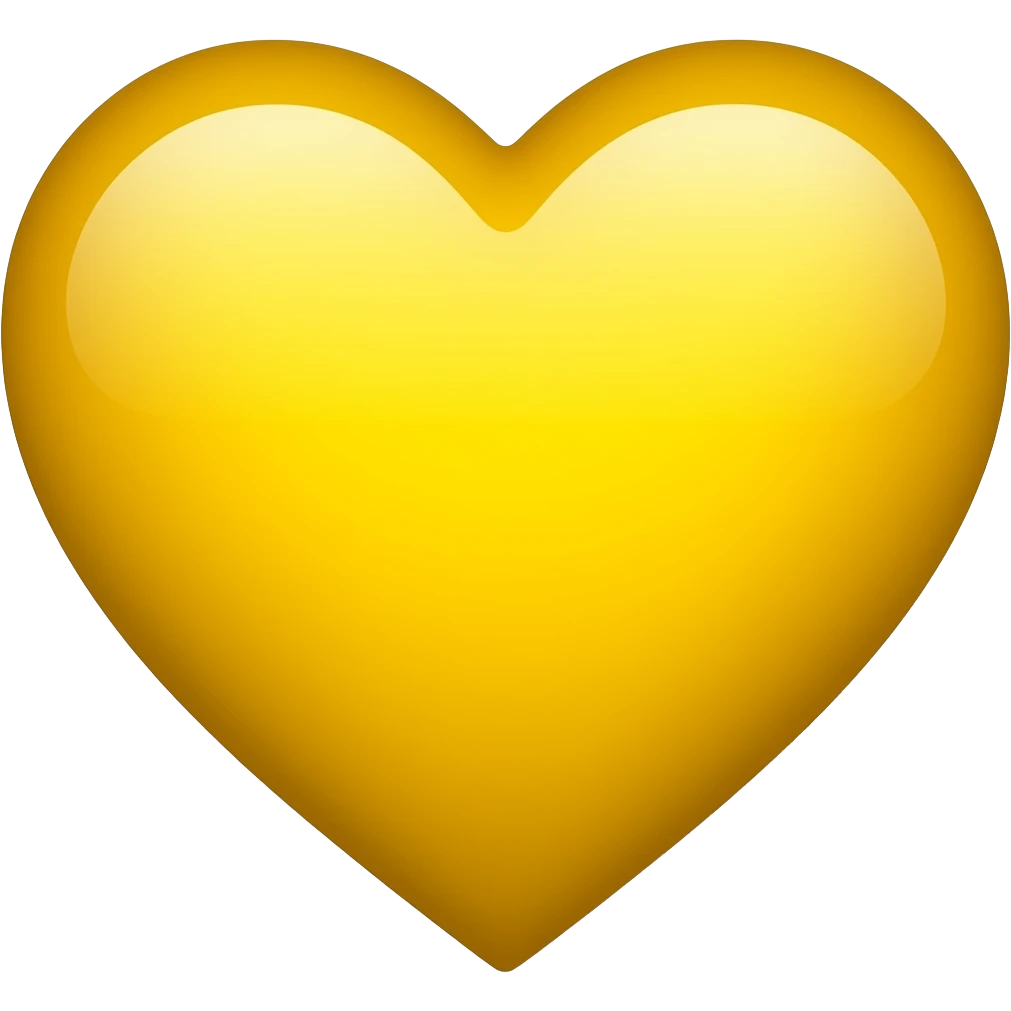 Yellow hearts emoji