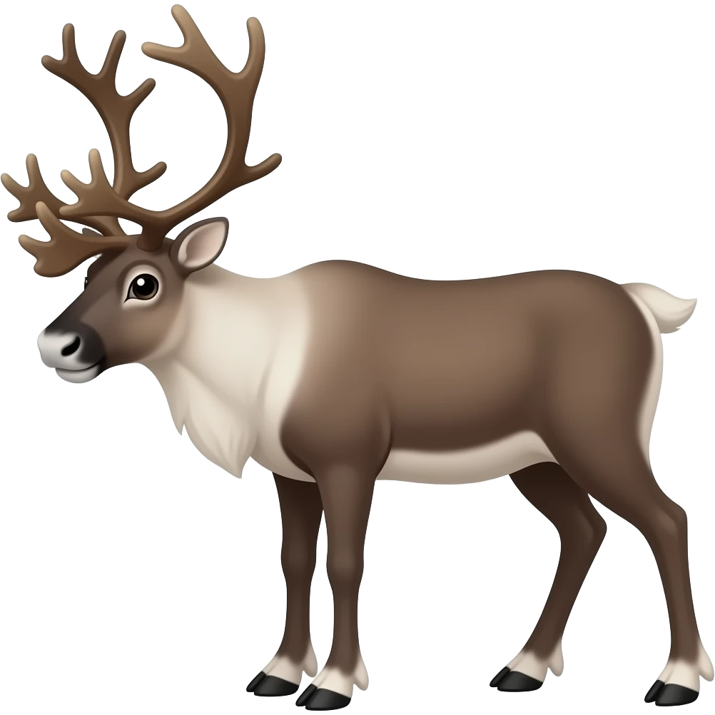 Female caribou emoji