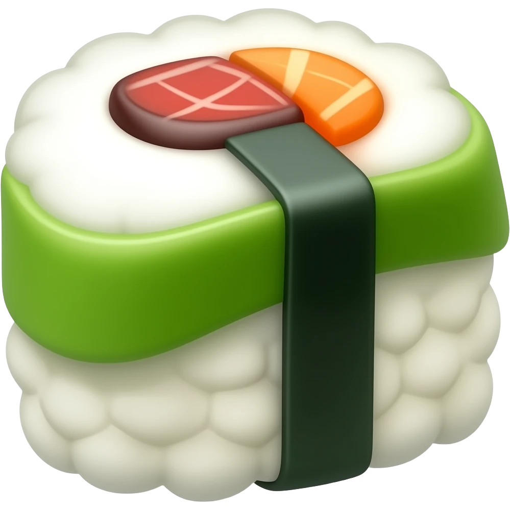 Green sushu emoji