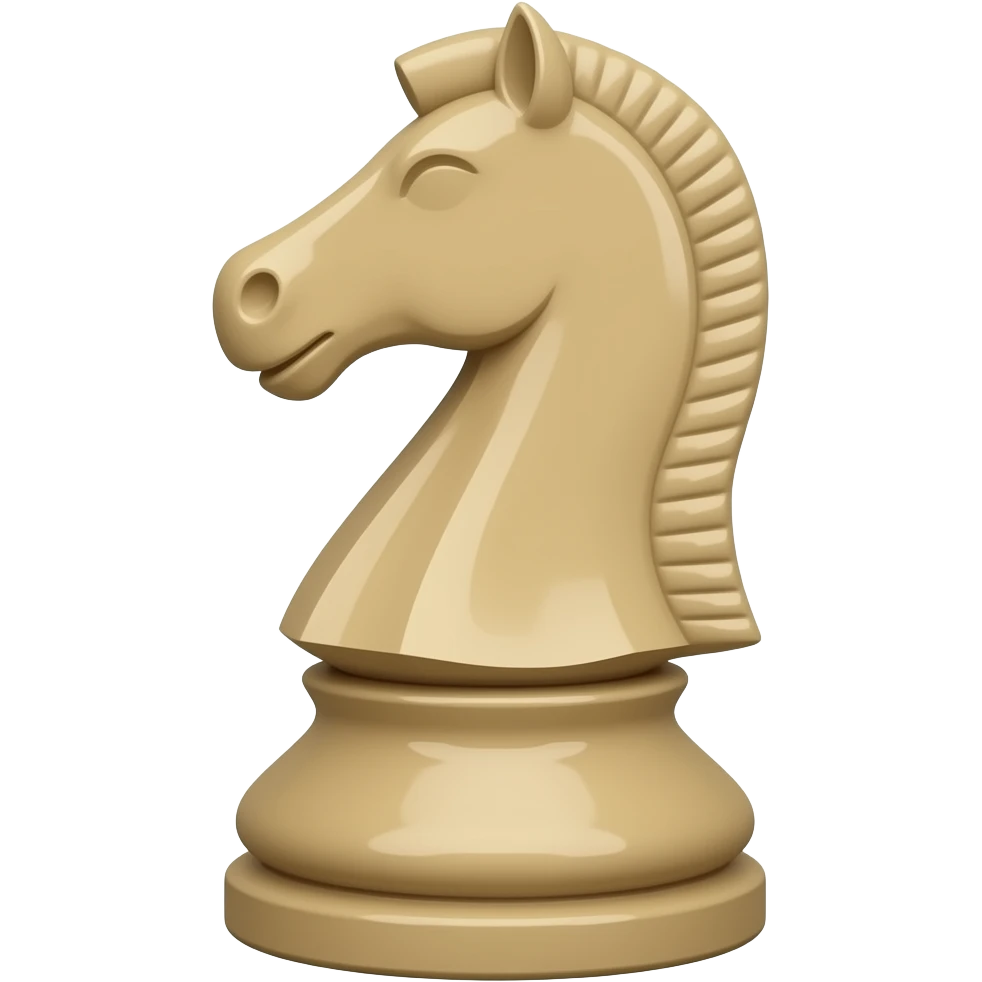 Horse chess emoji