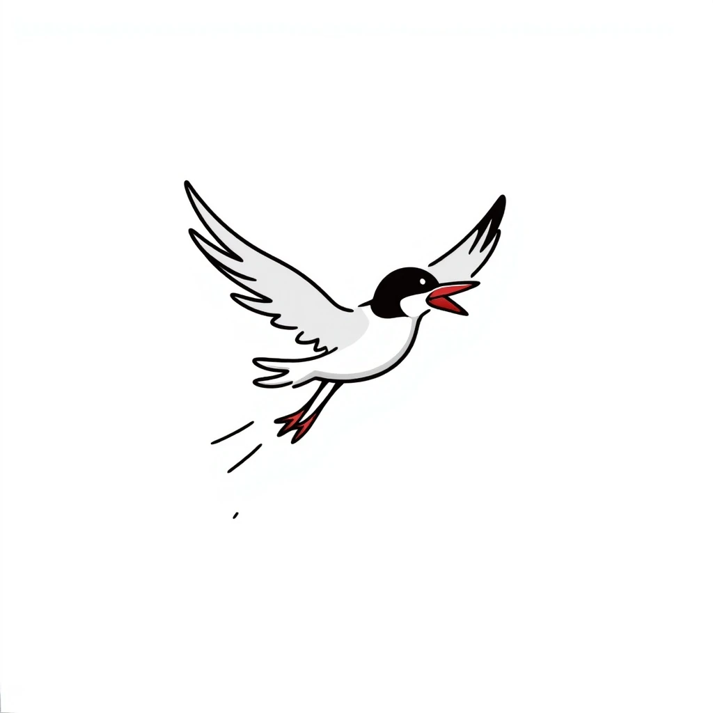 Arctic tern emoji