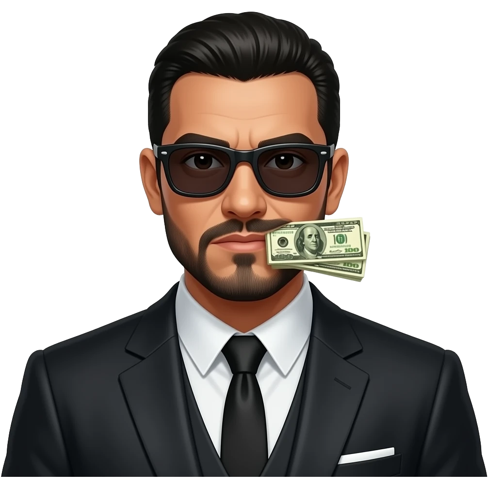 gangsta moreno con dinero emoji