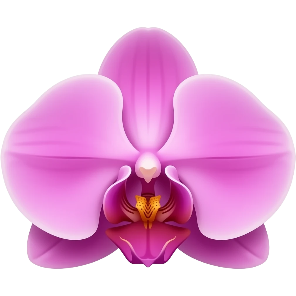 Rose orchid emoji