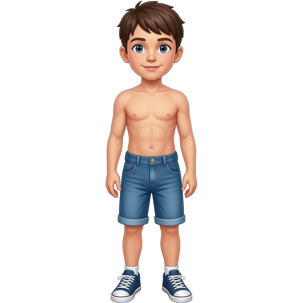 Голый мальчик в полный рост emoji