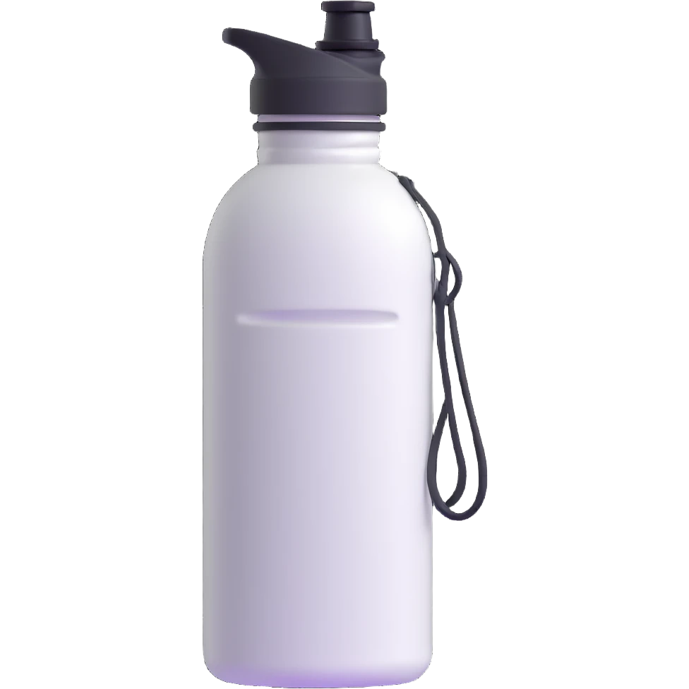 white outdoor camping water bottle canteen emoji