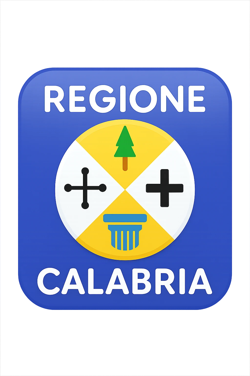 REGIONE CALABRIA EMOJI STILE IPHONE emoji
