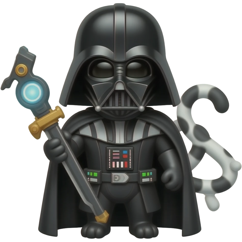 Dart vader cat emoji