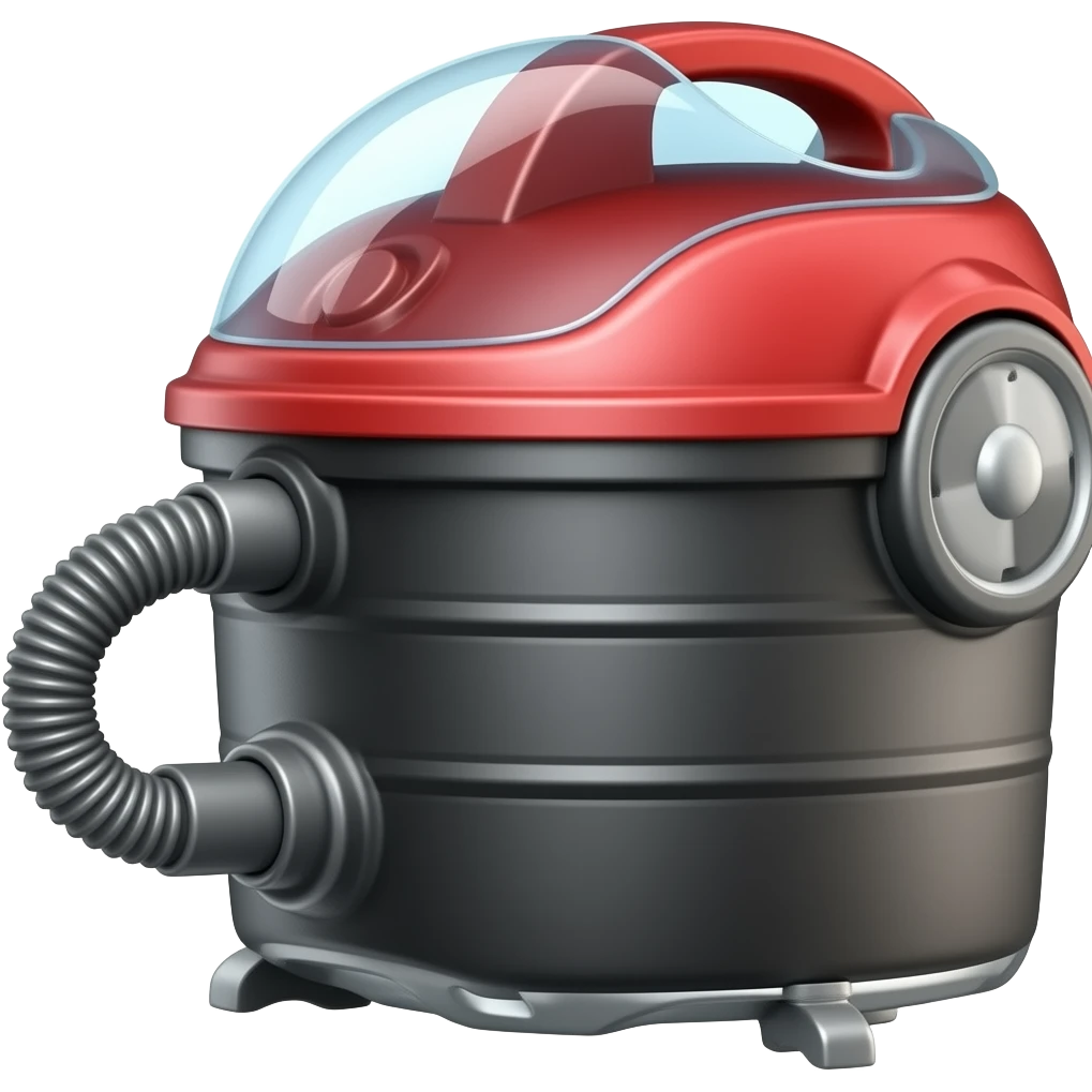 Shop vac Black and red emoji