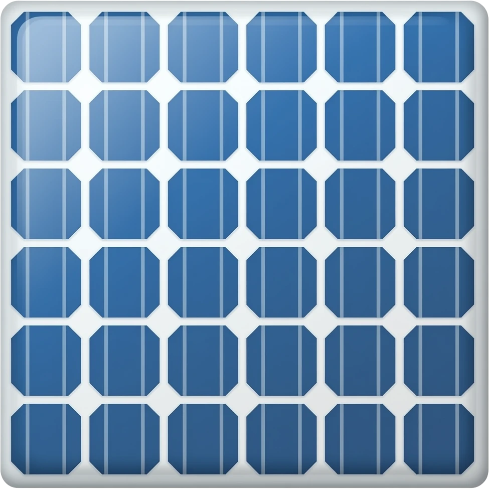 Solar panel emoji